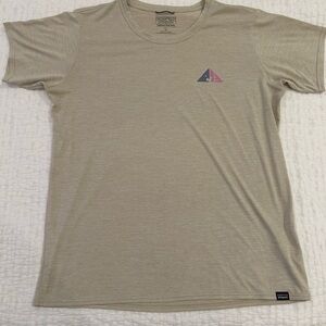 Patagonia Light Tan Short Sleeve Tee